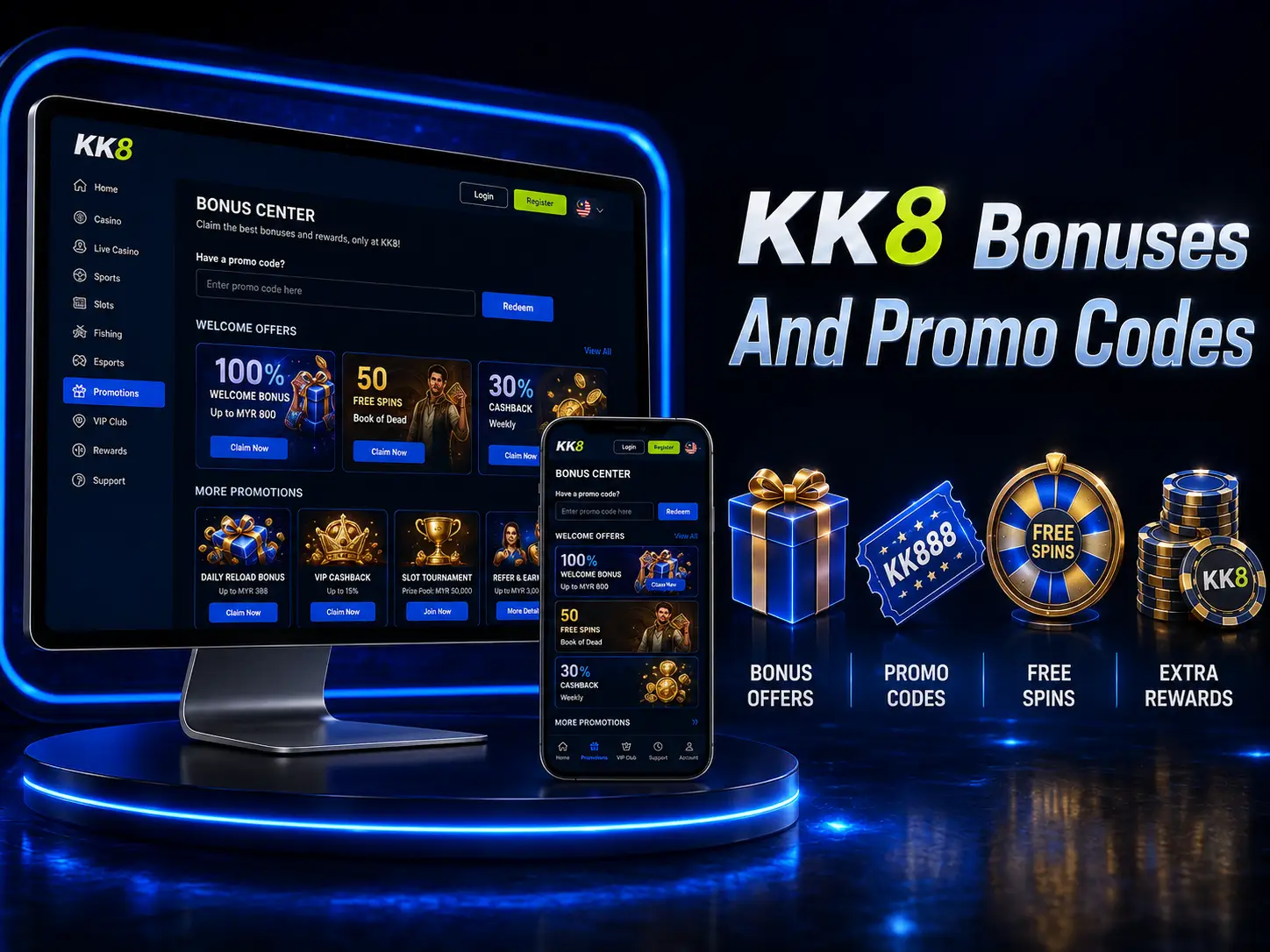 KK8 Welcome Bonus In Malaysia